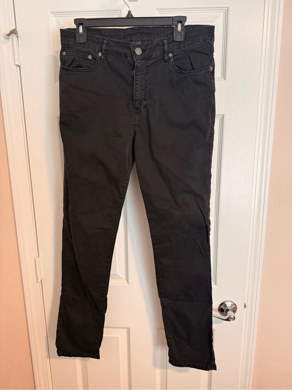 American Eagle Outfitters Mens Flex Jeans — Black